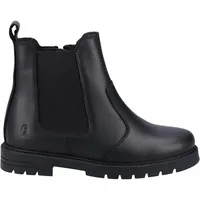 Hush Puppies Laura Senior Chelsea-Stiefel, Schwarz, 39 EU Schmal - 39 EU Schmal
