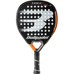 Padelschläger BULLPADEL INDIGA Power 22 Erwachsene schwarz/orange EINHEITSGRÖSSE