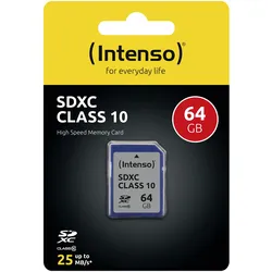 Intenso 64GB Secure Digital Cards SDXC