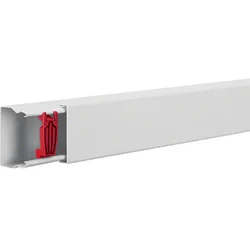 2m Hager LFS4006009016 LF-Kanal Stahl LFS 40x60mm verkehrsweiß
