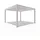 Weide E-Deluxe Plus 4 x 4 m inkl. 4 Seitenteile Beige