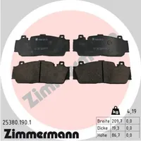 ZIMMERMANN Bremsbelagsatz, Scheibenbremse