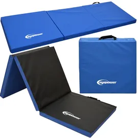 Eyepower XL Gymnastikmatte 190x60x5cm - Faltbare Turnmatte