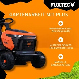 FUXTEC Rasentraktor FX-RMT84M, 83 cm Schnittbreite, schwarz