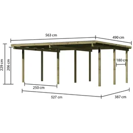 Karibu Eco Doppel 1 5,09 x 3,87 m kdi