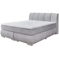 SUN GARDEN Boxspringbett 180x200 cm - Chrom