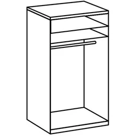 WIMEX Level 100 x 236 x 58 cm weiß/Grauglas