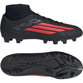 adidas F50 Club Mid MG/FG Herren core black/lucid red 43 1/3