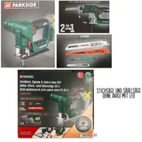 Parkside 20 V Akku Stich und Säbelsäge PSSSA 20 Li B2 ohne Akku Ladegerät
