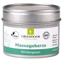 GREENDOOR Massagekerze Wintergreen