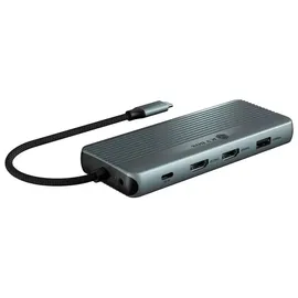 Icy Box IB-DK4062-CPD Multi Dockingstation - Grau