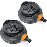 Brandson Vielflächenregner 110 m2 grau/orange/schwarz