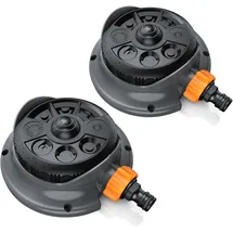 Brandson Vielflächenregner 110 m2 grau/orange/schwarz