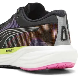 Puma Deviate Nitro 2 Psychedelic Rush Laufschuhe - Black / Lime Pow / Poison Pink - EU 38