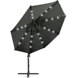 vidaXL Ampelschirm mit LED-Beleuchtung 300 cm