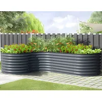 KONIFERA Hochbeet, BxTxH: 240x160x82 cm, 1900 l grau