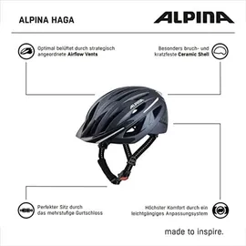 Alpina Haga 51-56 cm indigo matt