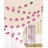Amscan amscan® Hängegirlanden Glitzer pink 6 St.