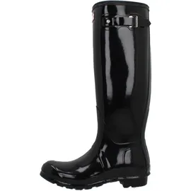 Hunter Original Tall Gloss Boot wasserdicht schwarz