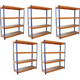 Monster Racking Lagerregal Stahl 150 cm blau/orange