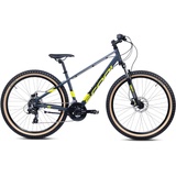 S ́cool s'cool Xroc Disc 26 24-S Kinder grey/lemon 40cm 2021 Jugend Bikes