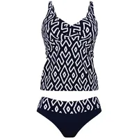 Anita Tankini-Top Tribal Monotones in Dunkelblau) - Gr.: 90C