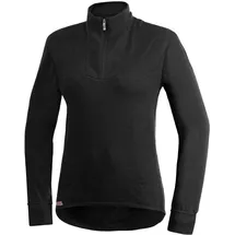 Woolpower 200 Zip Turtleneck Unisex Schwarz XL