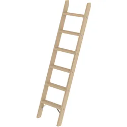 Munk Stufen-Anlegeleiter Holz ohne Traverse - 033706