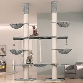 Happy Pet Kratzbaum XXL 280 cm grau