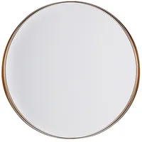 Beliani Wandspiegel Piney 40 x 40 cm Kupfer