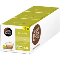 NESCAFÉ DOLCE GUSTO Cappuccino Kaffeekapseln 3er Vorratspack (3 x 30 Kapseln)