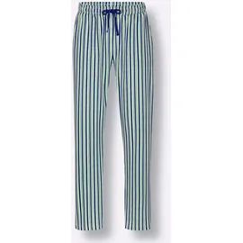 Witt Weiden Schlafhose gestreift royalblau/apfel 52/54