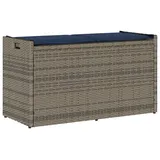vidaXL Auflagenbox Gartentruhe Kissenbox Kissentruhe Auflagenbox Kissen Grau 100 cm grau