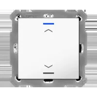 MDT KNX Taster Light 55 1-fach, RGBW, Temperatursensor, reinweiß