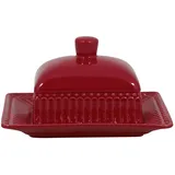 GREENGATE Butterdose Alice, claret red Rot Klein 14x12 cm