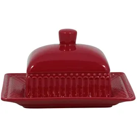 GREENGATE Butterdose Alice claret red Rot Klein 14x12 cm