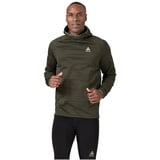 Herren Laufhoody RUN EASY WARM deep depths melange S