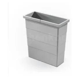 HAILO Einbaumülleimer 12 l Grau