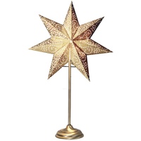 STAR TRADING Standstern Antique, Metall/Papier, gold