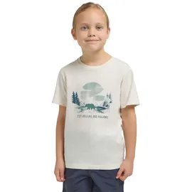 Jack Wolfskin Graphic Cotton T Kids print cotton white