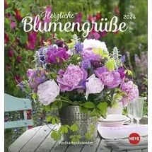 Heye in Athesia Kalenderverlag GmbH Blumengrüße Postkartenkalender 2024