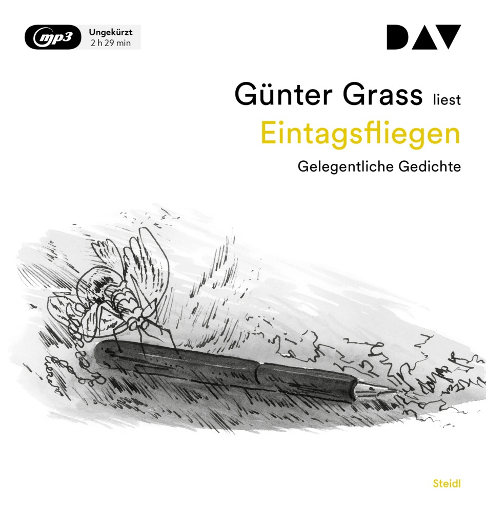 Günter Grass - Die Autorenlesungen - Eintagsfliegen. Gelegentliche Gedichte 1 Audio-Cd  1 Mp3 - Günter Grass (Hörbuch)