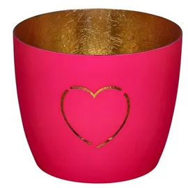 Giftcompany Windlicht Madras Gold/Hot Pink