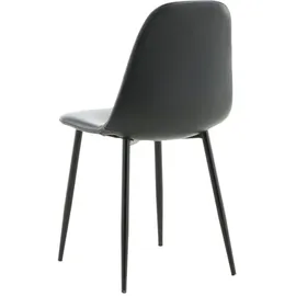 venture home Esszimmerstuhl Polar Kunstleder schwarz 2er Set