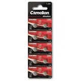 Camelion Alkaline Knopfzelle AG5 1,5 Volt, 10er Set, Kapazität 66 mAh