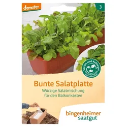 Bingenheimer Saatgut Mischung Bunte Salatplatte demeter