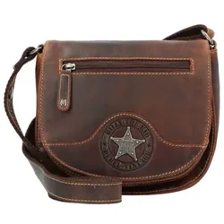 Billy the Kid Ranger Umhängetasche Leder 22 cm brown