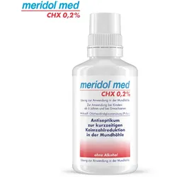 Meridol med CHX 0,2% Lösung zur Anwendung in der Mundhöhle 300 ml Lösung