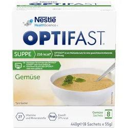 OPTIFAST Suppe Gemüse Geschmack 8X55 g Pulver