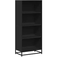 vidaXL Bücherregal 60 x 35 x 139 cm Schwarz